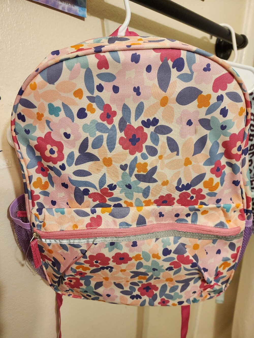 Hello Kitty Pink Glitter Logo Kids' 3 Backpack School Bundle - Cheetah & Floral - Picture 7 of 16